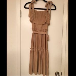 H&M Pleated Tier Dress